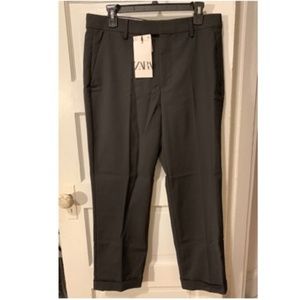 Zara Slim Black Career Trousers